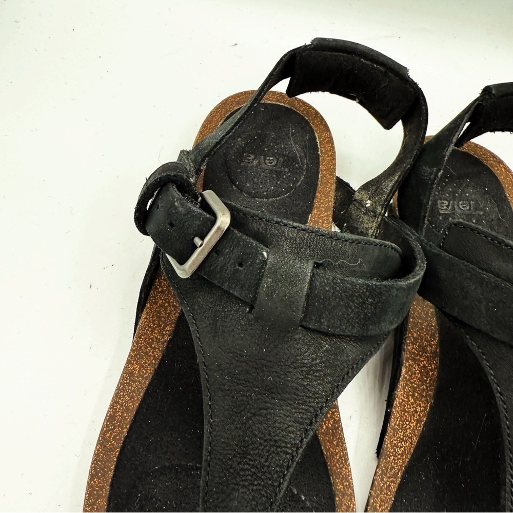 TEVA Mahonia 3-Point Cork Wedge Suede Leather Sandal Shoe - Picture 6 of 12